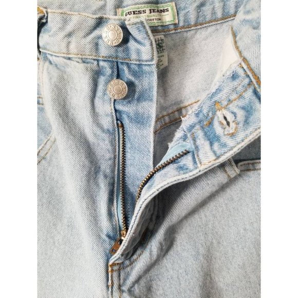 Vintage 80s 90s Guess Jeans, High Waist, Relaxed Fit, Tapered Unisex 30 x 31 - Picture 7 of 10